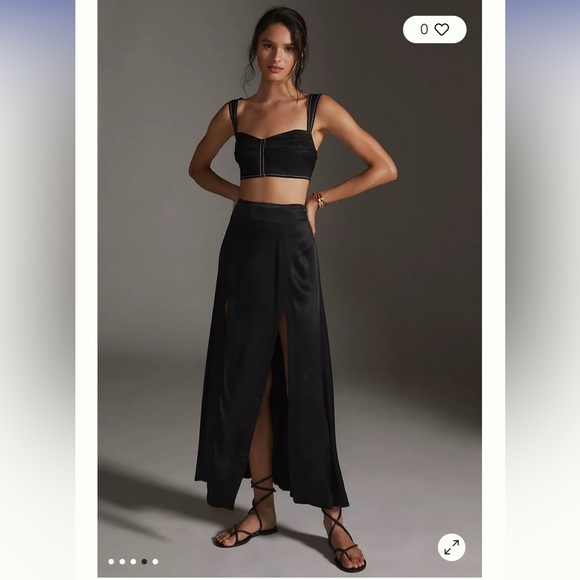 Anthropologie SEAMED CORSET Size L. - Picture 4 of 5